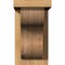 Ekena Millwork Carmel Smooth Corbel w/Backplate, Western Red Cedar, 5 1/2"W x 10"D x 10"H COR06X10X10CAR01SWR - alternate 2